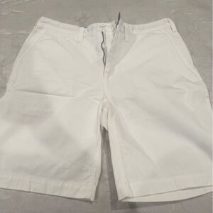 Polo Mens White Cotton Shorts size 34